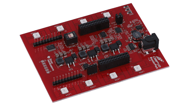 BOOSTXL-C2KLED C2000 LED BoosterPack angled board image