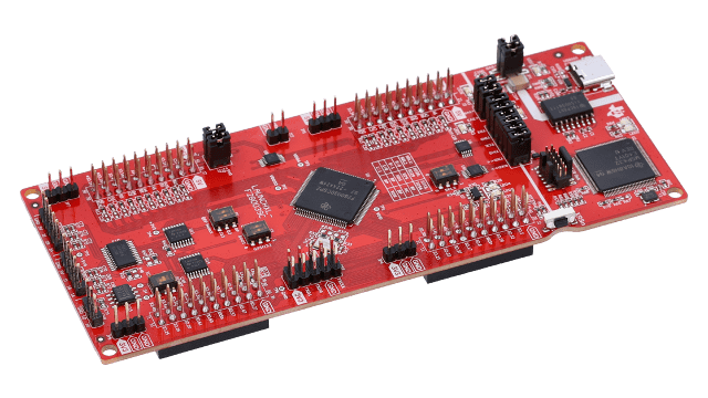 LAUNCHXL-F280039C TMS320F280039C LaunchPad™ development kit for C2000™ real-time MCU angled board image