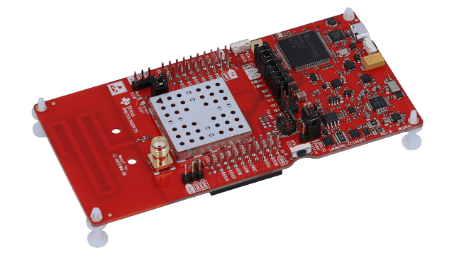 LAUNCHXL-CC1352P1 CC1352P LaunchPad™ development kit for SimpleLink™ multi-band wireless MCU angled board image
