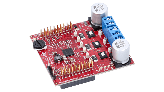 BOOSTXL-DRV8323RS <p>DRV8323RS three-phase smart gate driver with buck, shunt amps (SPI interface) evaluation module</p> angled board image