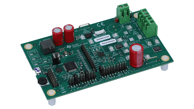 DRV8106H-Q1EVM Automotive half-bridge smart gate driver evaluation module with wide common mode current sense amp angled board image