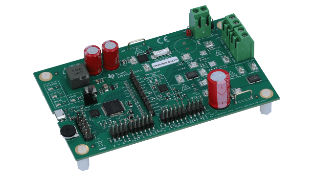 DRV8106S-Q1EVM EVM de controlador de puerta inteligente y medio puente para automoción con amplificador de detección de corriente de modo común amplio angled board image