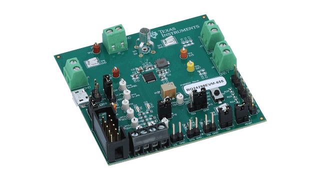 BQ24298EVM-655 BQ24298 I2C Controlled Single Cell 3A USB Charger with NVDC Power Path  Evaluation Module angled board image