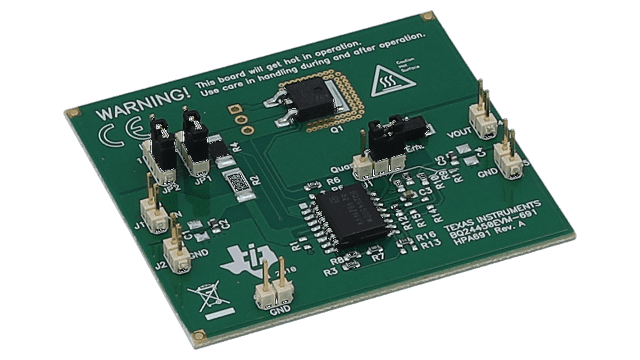BQ24450EVM-691 Evaluation Module for BQ24450 Integrated Charge Controller for Lead-Acid Batteries angled board image