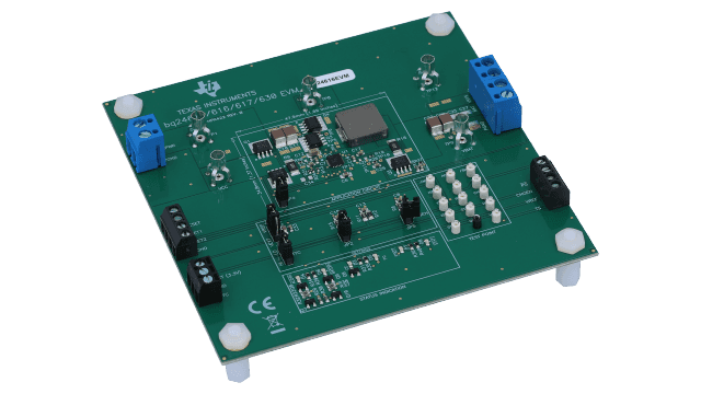 BQ24616EVM Evaluation Module for BQ24616 Stand-Alone Synchronous Switch-Mode Li-Ion or Li-Polymer angled board image