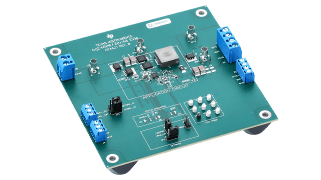 BQ24620EVM Evaluation Module for BQ24620 Multi Cell Synchronous Switch-Mode Charger angled board image