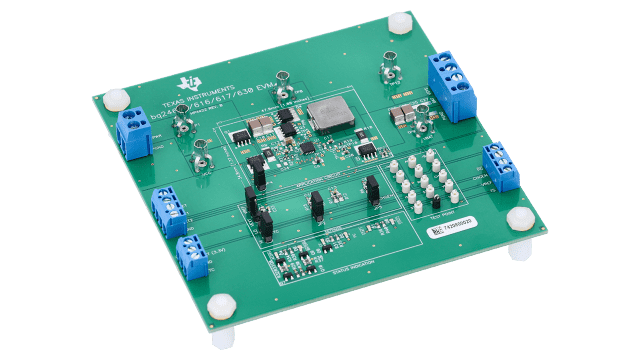 BQ24630EVM Evaluation Module for BQ24630 Multi Cell Synchronous Switch-Mode Charger angled board image
