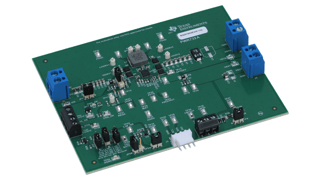 BQ25700AEVM-732 bq25700A SMBus NVDC Buck-boost Charger Evaluation Module angled board image