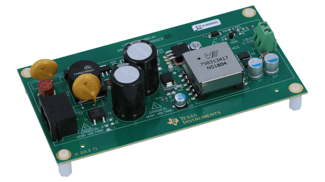 LM5023-2NBEVM LM5023 19V 65W Notebook Adapter Evaluation Module angled board image