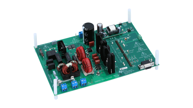 UCD3138PFCEVM-026 UCD3138 Programmable Digital Power Controller Evaluation Module angled board image