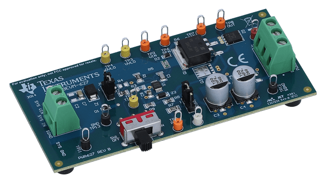 LM5069EVM-627 LM5069EVM-627 正高電圧ホット・スワップ・コントローラ評価モジュール、入力サージ、逆電圧、および angled board image