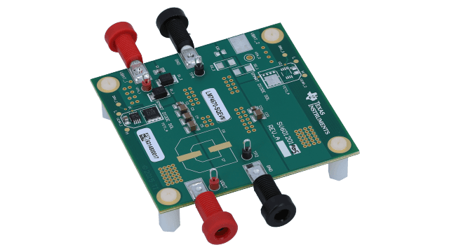 LM74670-SQEVM Reverse Polarity Protection Smart Diode Controller Evaluation Module angled board image