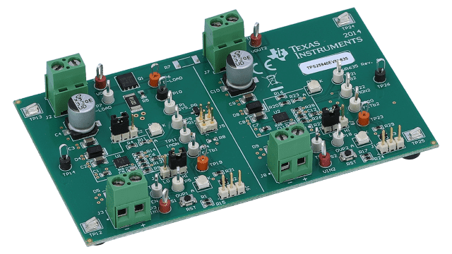 TPS25940EVM-635 Módulo de evaluación TPS25940x angled board image