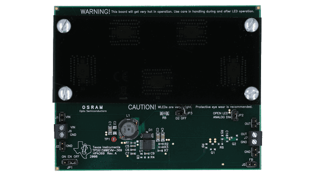 TPS61500EVM-369 TPS61500EVM-369 Evaluation Module top board image