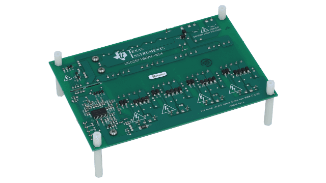 UCC25710EVM-654 Evaluation Module for UCC25710 LED TV Backlight Controller angled board image