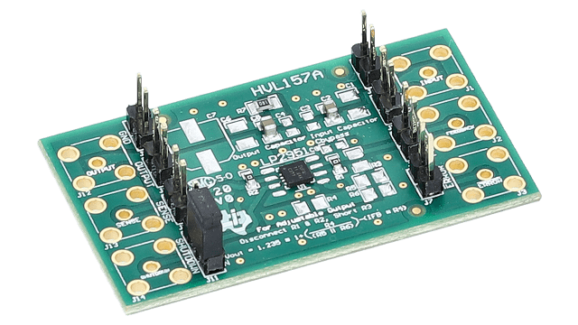 LP2951EVM LP2951 Fixed/Adjustable Micropower Low-Dropout (LDO) Regulator Evaluation Module angled board image