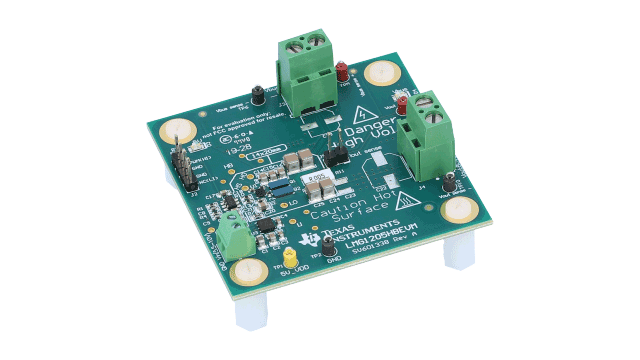 LMG1205HBEVM LMG1205 GaN Power Stage Evaluation Module angled board image