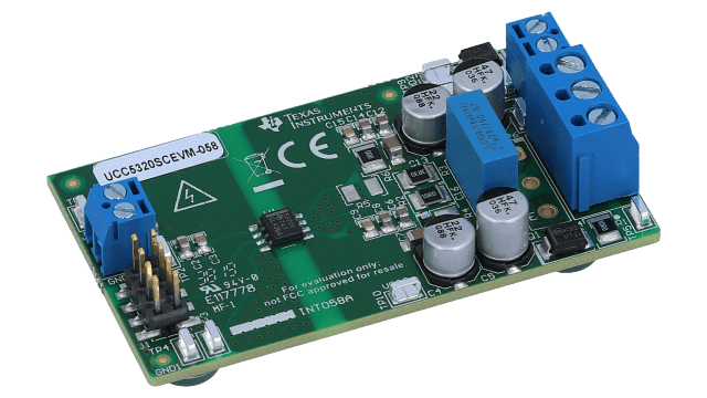 UCC5320SCEVM-058 UCC5320SC isolated gate driver evaluation module angled board image