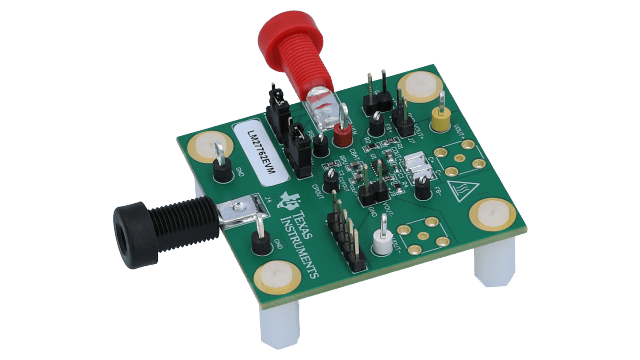 LM27762EVM LM27762 Low-Noise Positive- and Negative-Output Charge Pump With Integrated LDO Evaluation Module angled board image