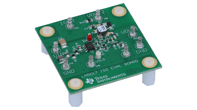 LM5017ISOEVAL/NOPB LM5017 Isolated Bias Supply Evaluation Board angled board image
