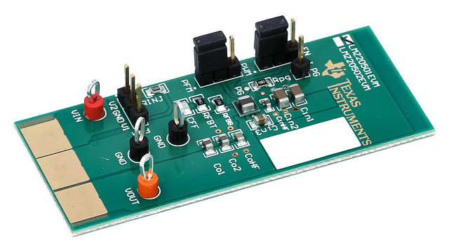 LMZ20501EVM LMZ20501 1A SIMPLE SWITCHER&reg; 나노 모듈 평가 보드 angled board image