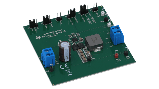 TPS40170EVM-578 Evaluation Module for TPS40170 Synchronous PWM Buck Controller angled board image