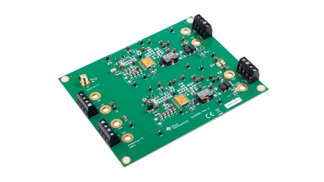 TPS50601ASPEVM-D TPS50601A-SP dual-operation evaluation module angled board image