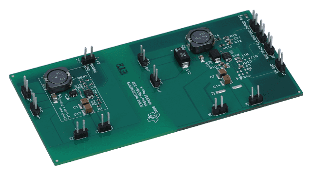 TPS54160EVM-230 TPS54160 42V Input, 5V Output, 1.5A Evaluation Module angled board image