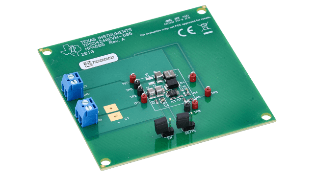TPS54240EVM-605 Módulo de evaluación de convertidor de 2.5 A SWIFT™ angled board image