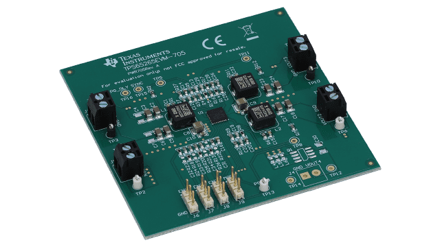 TPS65265EVM-705 TPS65265 PMIC 5A, 3A, 2A Output Current Evaluation Module angled board image