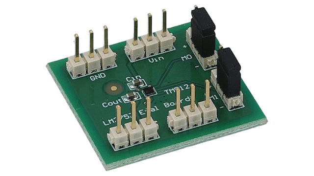 LM2757TMEV High Efficiency Switched Capacitor Boost Regulator w/ High Impedance Output in Shutdown EVM angled board image