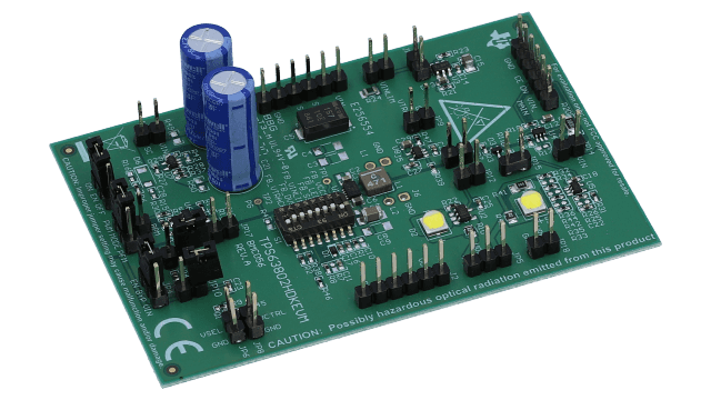 TPS63802HDKEVM Hardware Development Kit for TPS63802 angled board image