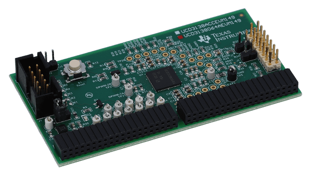 UCD3138064AEVM149 UCD3138064A Power Converter Control Card Evaluation Module angled board image