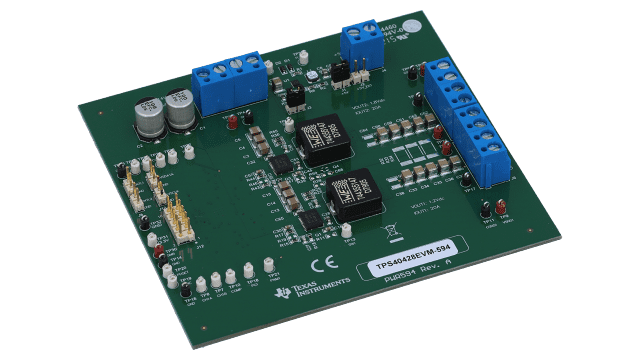 TPS40428EVM-594 TPS40428 EVM Dual Output with PMBus Interface angled board image