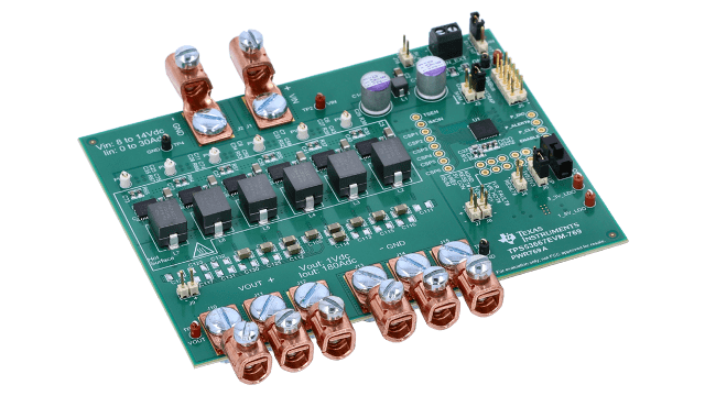 TPS53667EVM-769 TPS53667 6-Phase, DCAP+TM Step-Down Buck Controller Evaluation Module with PMBus Interface angled board image