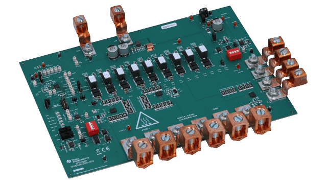 TPS53681EVM-002 Dual-channel (6+2/5+3) evaluation module for D-CAP+™ step-down controller with PMBus interface angled board image