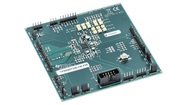 TPS650732EVM-430 Evaluation Module for TPS650732 5-Channel Power Management IC angled board image