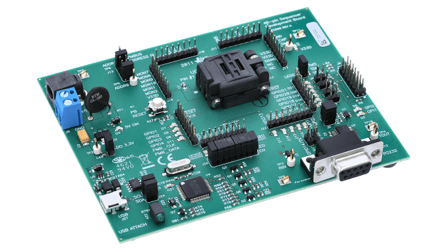 UCD90SEQ48EVM-560 Evaluation Module for UCD9090 10-Channel Sequencer and System Health Monitor angled board image