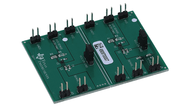 TPS3897A-6P-EVM047 Evaluation module for TPS389xx single-channel adjustable supervisory circuit angled board image