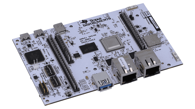 SK-AM64 AM64x starter kit for Sitara™ processors angled board image