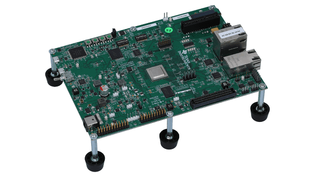 TMDS64GPEVM AM64x general purpose evaluation module for Sitara™ processor angled board image