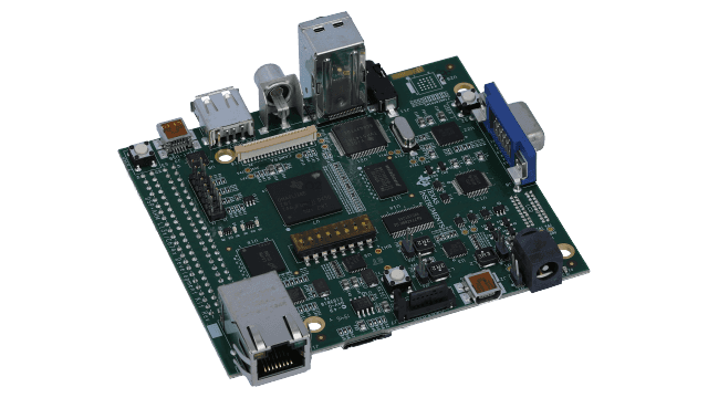 TMDSLCDK138 <p>OMAP-L138 development kit (LCDK)</p> angled board image