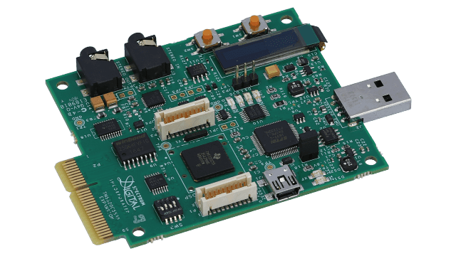 TMDX5535EZDSP C5535 eZDSP USB スティック開発キット angled board image