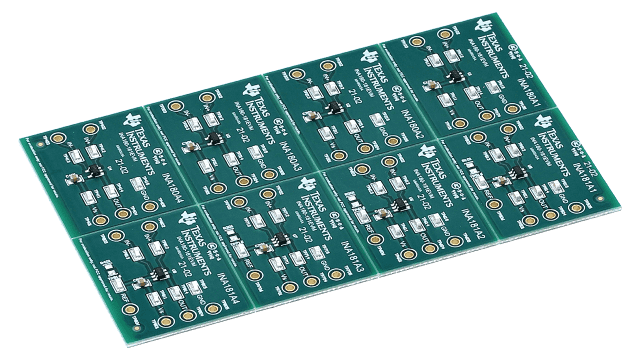 INA180-181EVM INA180 및 INA181 평가 모듈 angled board image