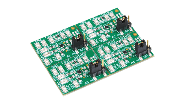 INA185EVM Evaluation module for INA185X family angled board image