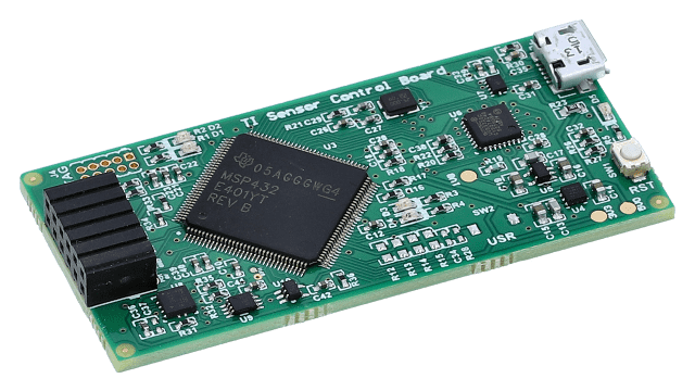 TI-SCB Sensor control board (SCB) for evaluation modules angled board image