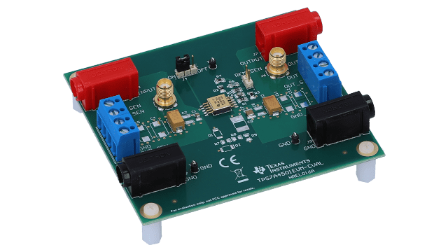 TPS7A4501EVM-CVAL TPS7A4501-SP 宽输入电压评估模块 (EVM) angled board image