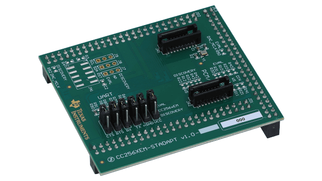 CC256XEM-STADAPT CC256xEM Bluetooth® Adapter Kit angled board image