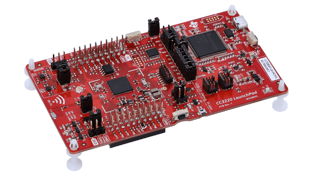 CC3220SF-LAUNCHXL SimpleLink™ Wi-Fi® CC3220SF Wireless Microcontroller LaunchPad™ Development Kit angled board image