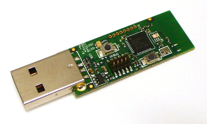 CC2540EMK-USB Bluetooth Low Energy and proprietary wireless MCU top board image